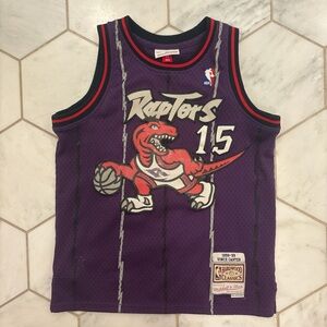Mitchell & Ness Raptors Purple Kids Jersey